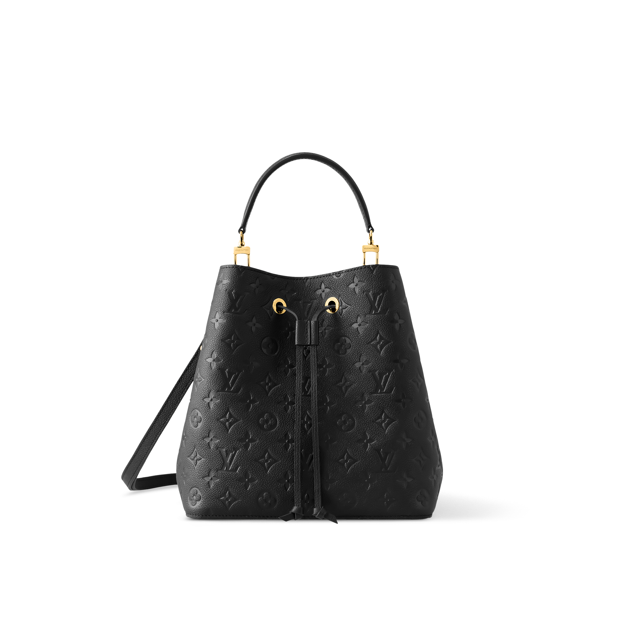 NéoNoé - Bolsa Bucket com Acabamento em Couro Vermelho | LOUIS